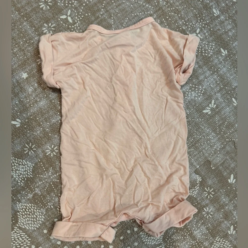 Lou Lou & Co blush romper 6-12 months